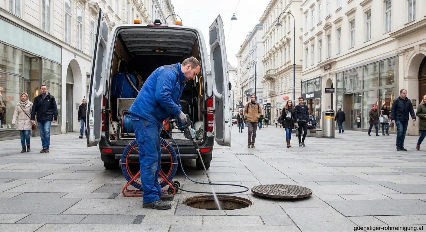 Professionelle Abflussreinigung Mariahilfer Straße Wien