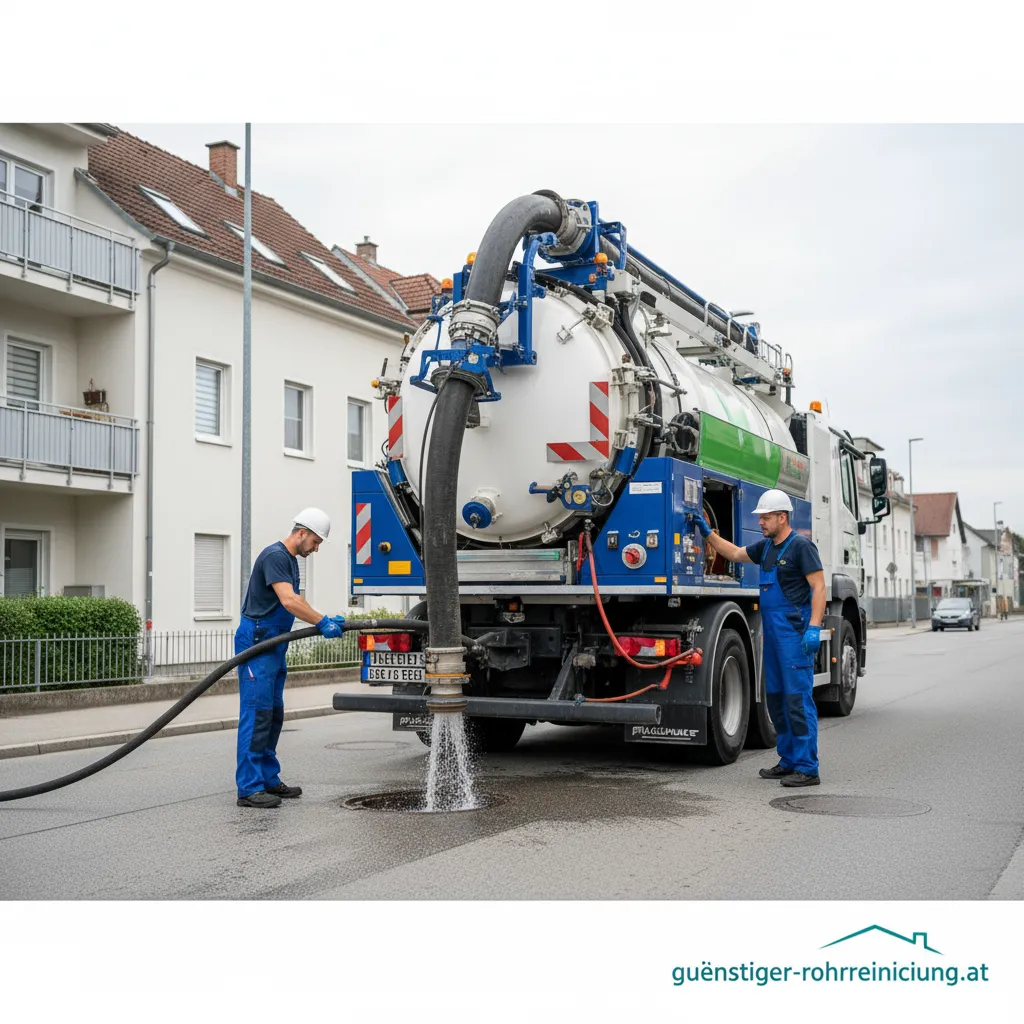 Team bei der professionellen Kanalreinigung in G3 Gerasdorf