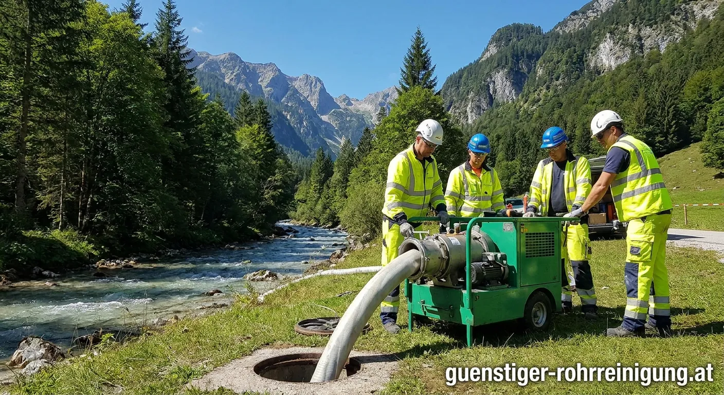 Professionelle Rohrsanierungsarbeiten im Nationalpark Kalkalpen