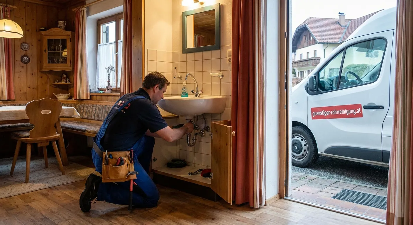 Professionelle Rohrreinigung bei Verstopfung in Kleinhöflein